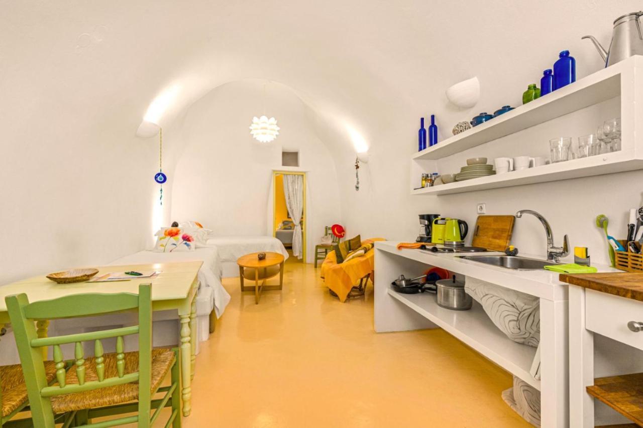 Sensyo Caves Daire Firostefani Dış mekan fotoğraf